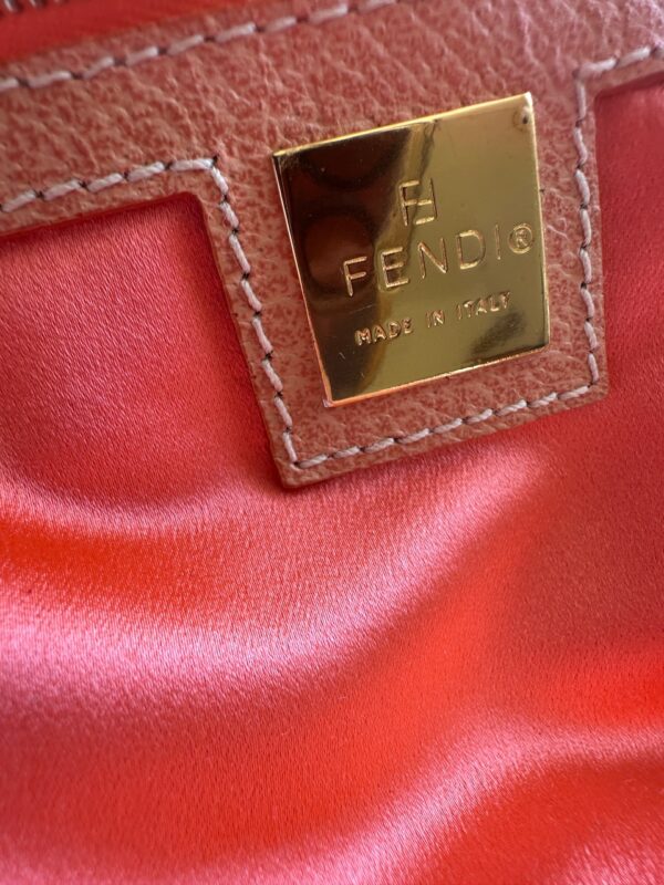 Fendi Monogram Zucca Floral Buckle Croissant (2000)