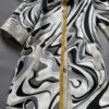 Emilio Pucci Silver Black Spring 2007 Runway Coat
