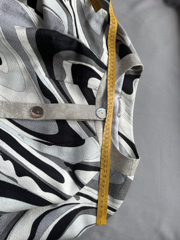 Emilio Pucci Silver Black Spring 2007 Runway Coat