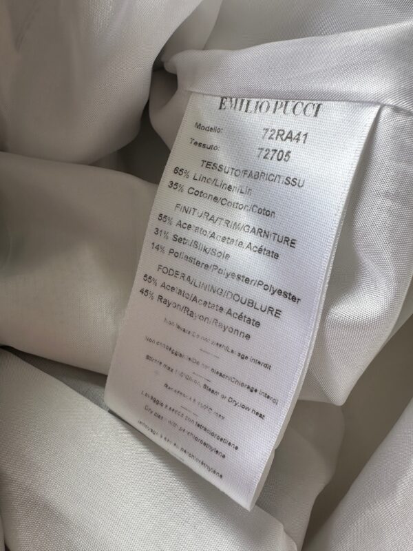 Emilio Pucci Silver Black Spring 2007 Runway Coat