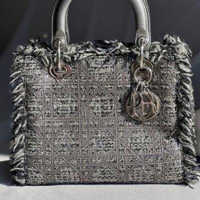 Christian Dior Medium Tweed Lady Dior (2012)