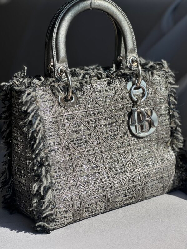 Christian Dior Medium Tweed Lady Dior (2012)