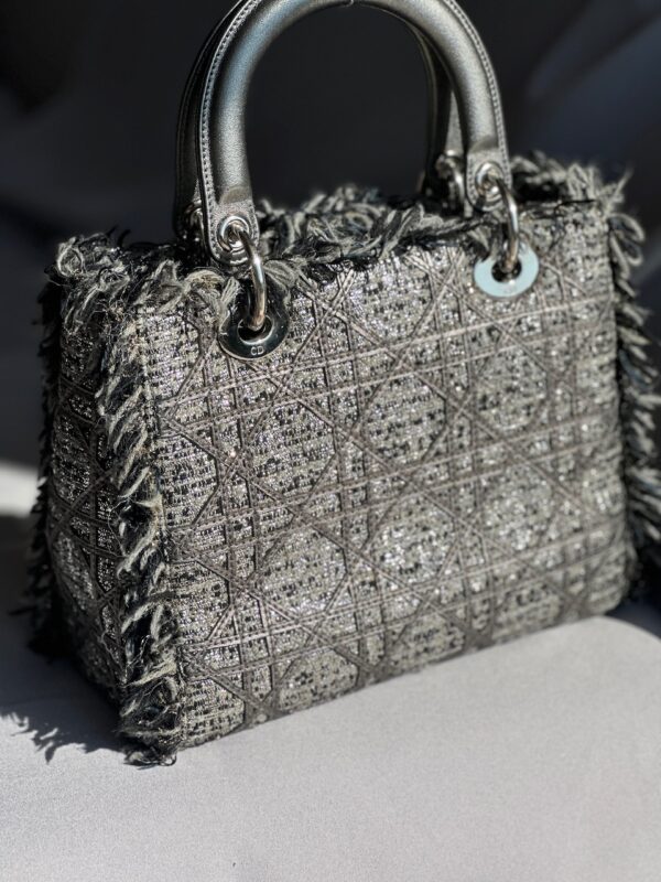 Christian Dior Medium Tweed Lady Dior (2012)