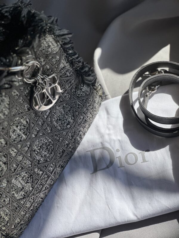 Christian Dior Medium Tweed Lady Dior (2012)