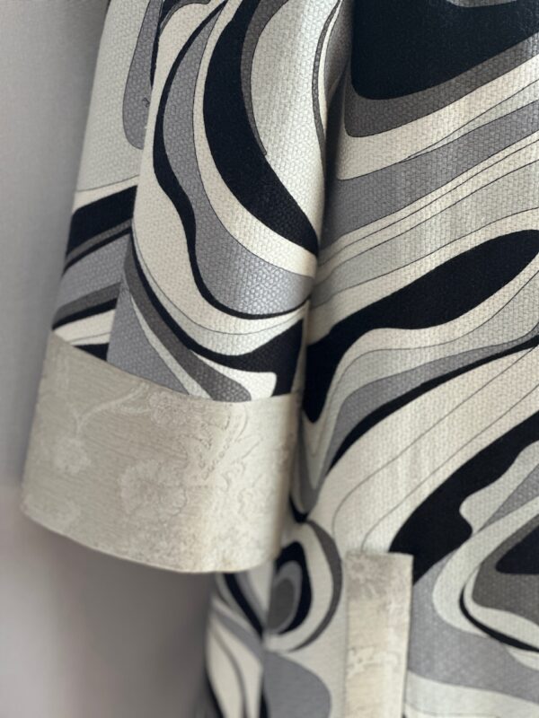 Emilio Pucci Silver Black Spring 2007 Runway Coat