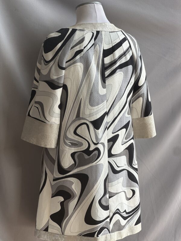 Emilio Pucci Silver Black Spring 2007 Runway Coat