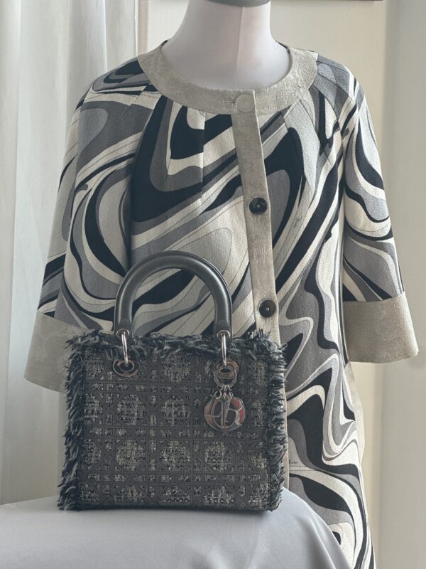Emilio Pucci Silver Black Spring 2007 Runway Coat