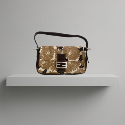 Fendi Canvas Floral Baguette (2002)