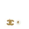 Chanel Gold Plated CC Crystal Earrings (2021)