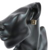 Chanel Square Button Earrings (2003)
