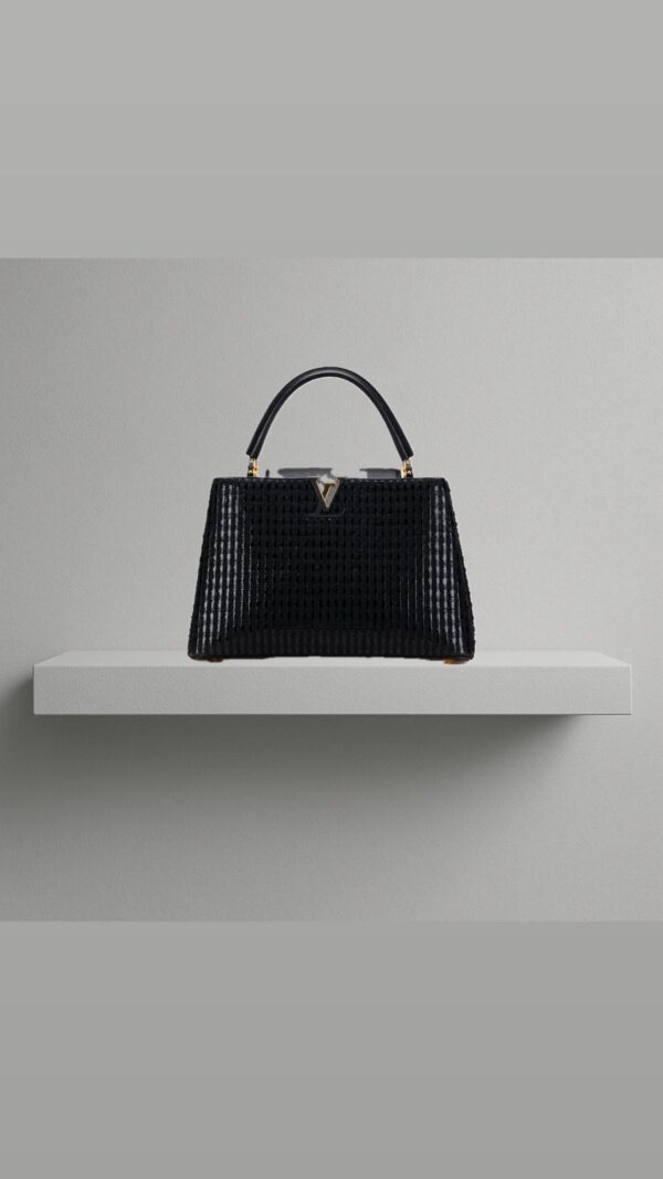 Louis Vuitton Tweed Capucines MM (2015)