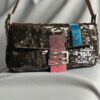 IMG_5144 Fendi Brown Sequin Baguette (1999)