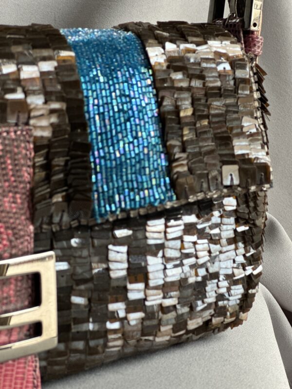 IMG_5145 Fendi Brown Sequin Baguette (1999)