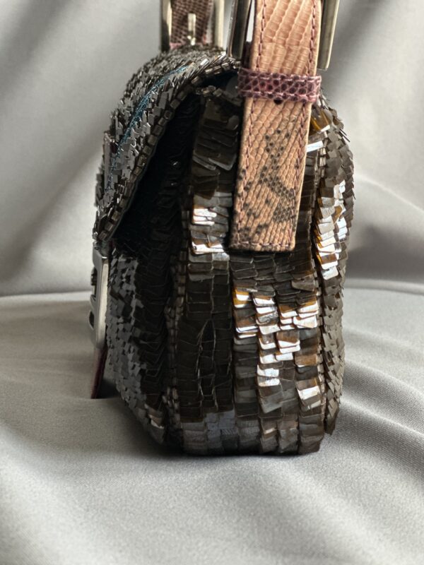 IMG_5149 Fendi Brown Sequin Baguette (1999)