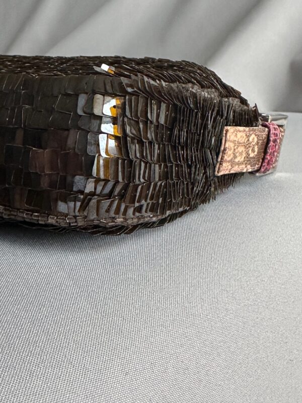 IMG_5155 Fendi Brown Sequin Baguette (1999)