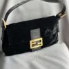 IMG_5260 Fendi Black Velvet Baguette (2005)