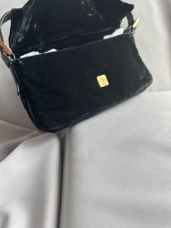 IMG_5272 Fendi Black Velvet Baguette (2005)