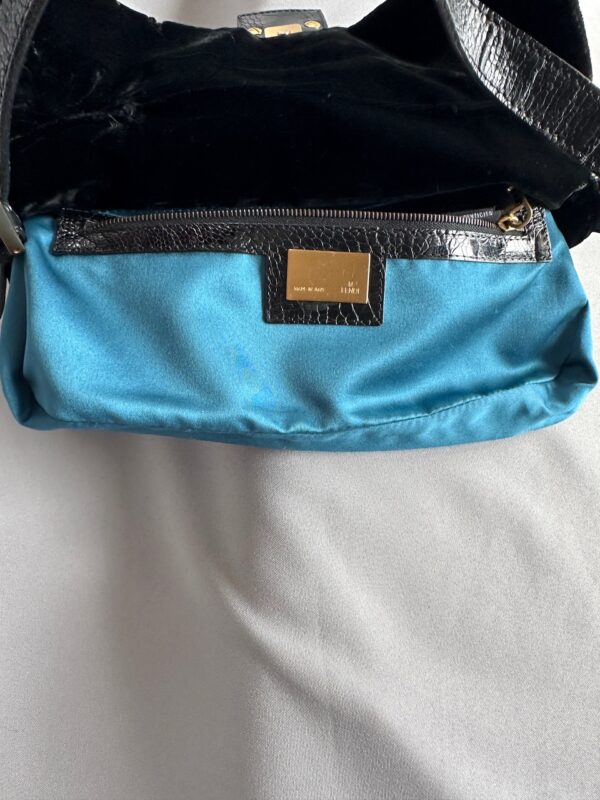 IMG_5277 Fendi Black Velvet Baguette (2005)