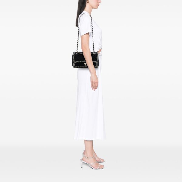 IMG_5478 Chanel Medium Classic Denim &Tweed Single Flap (2018/2019)
