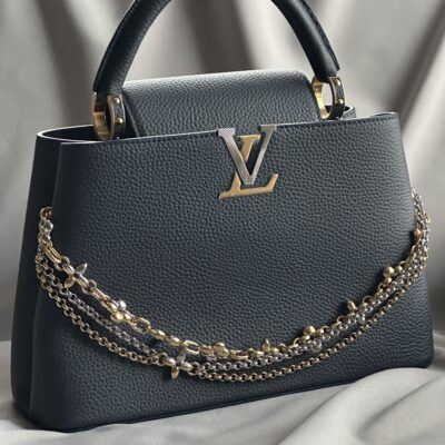 Louis Vuitton Taurillon Infinity Chain Capucines MM (2025)