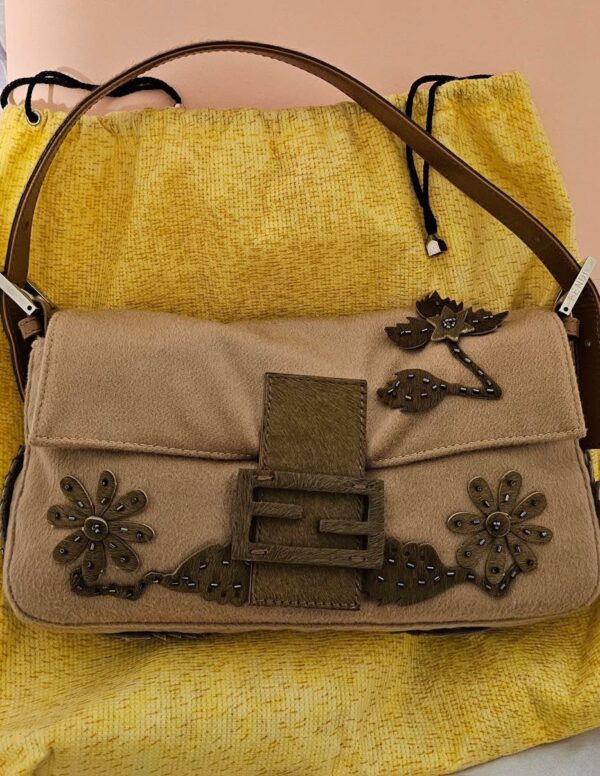 3ee79761-f943-4f56-a20a-3fcbbbc15fec Fendi Embroidered Cachemire Baguette