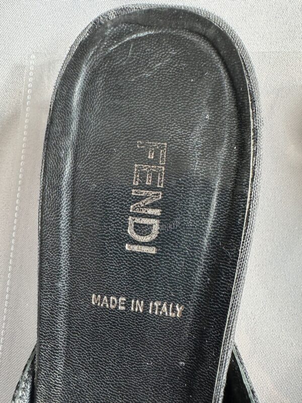 img_1401-2 Fendi Vintage Mini Monogram Zucchino Sabot
