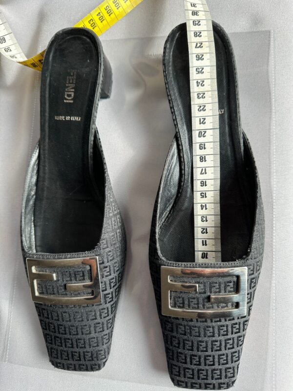 img_1403-3 Fendi Vintage Mini Monogram Zucchino Sabot