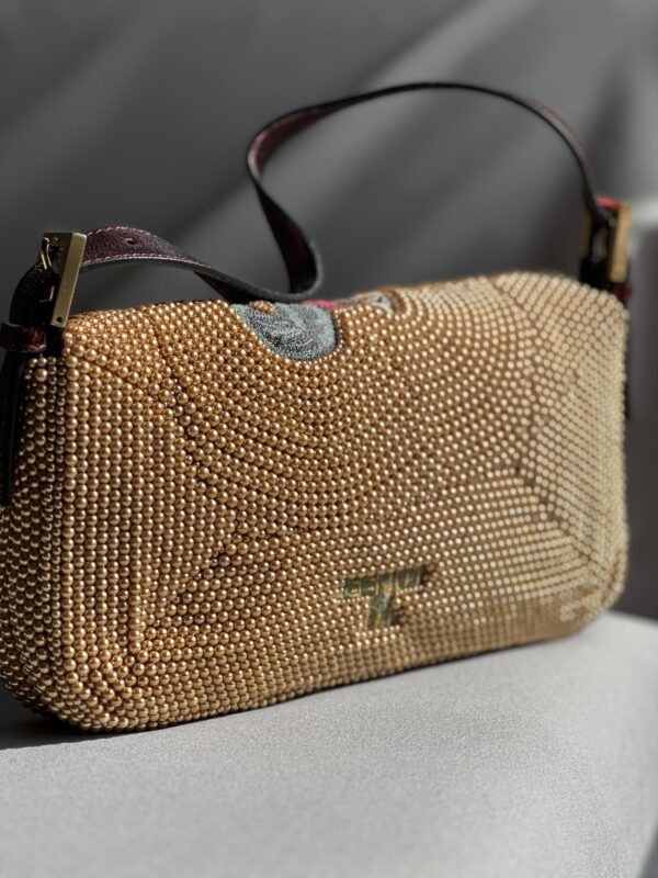 Fendi Limited Edition "Damask" Beaded Baguette (2005)