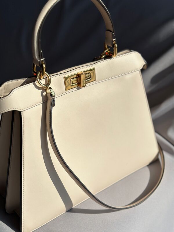img_3051 Fendi Peekaboo ISeeU Medium White Embroidery (2023)