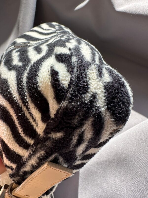 Fendi Zebra Printed Faux Fur Baguette (2000)