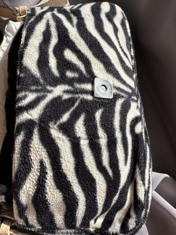 Fendi Zebra Printed Faux Fur Baguette (2000)