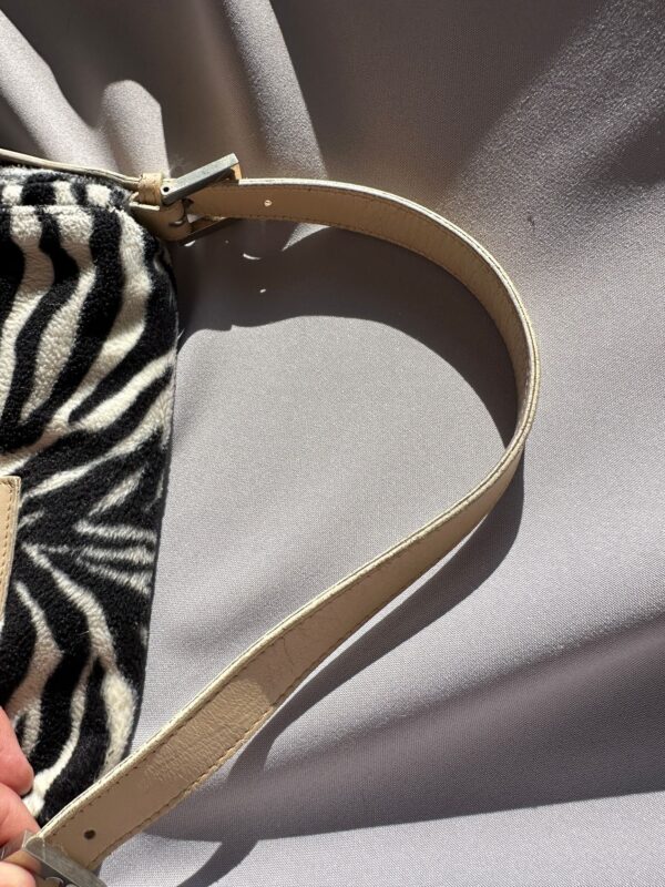 Fendi Zebra Printed Faux Fur Baguette (2000)