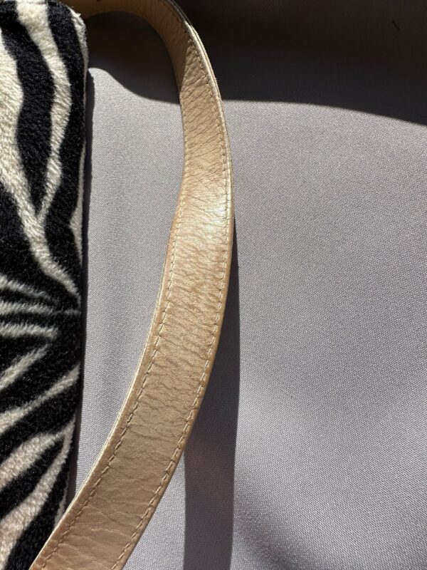 Fendi Zebra Printed Faux Fur Baguette (2000)