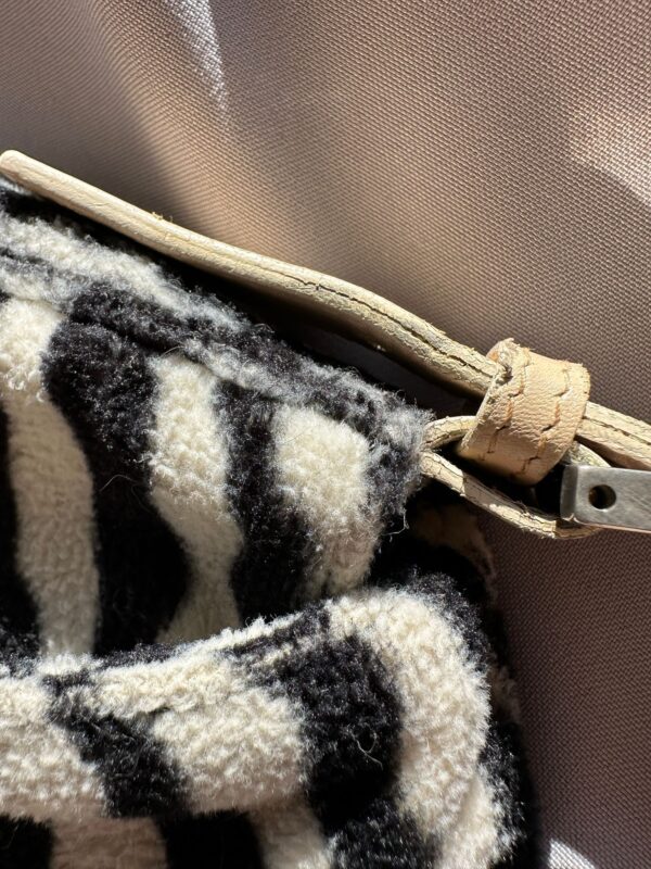 Fendi Zebra Printed Faux Fur Baguette (2000)