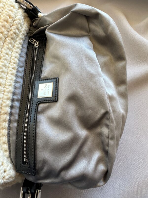 IMG_5791 Fendi Wool Crochet White Baguette (1999)