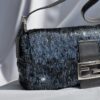 IMG_7116 Fendi Blue Metallic Beaded Baguette (1999/2000)