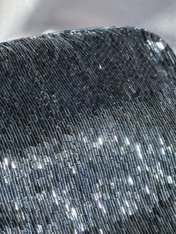 IMG_7121 Fendi Blue Metallic Beaded Baguette (1999/2000)