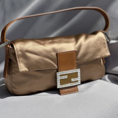 Fendi Gold Satin Baguette (1999)