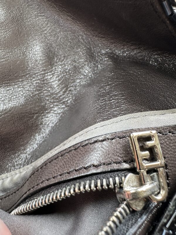 IMG_7155 Fendi Blue Metallic Beaded Baguette (1999/2000)