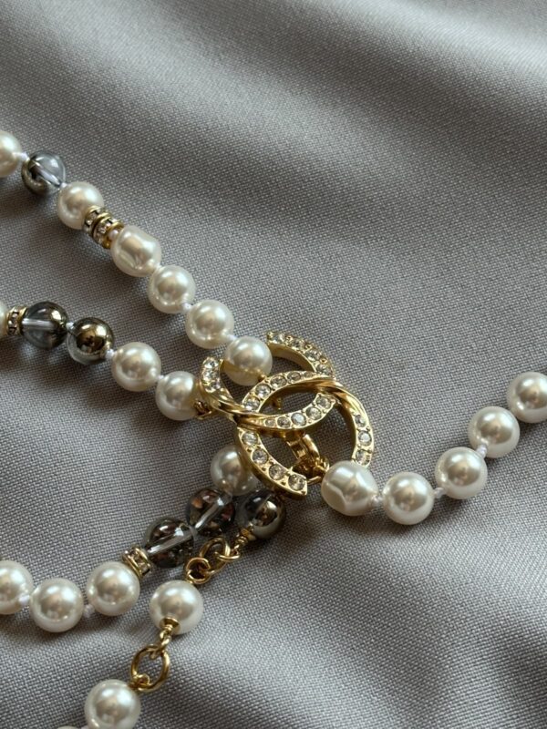 Chanel Pearl Belt Necklace Fish Head (2023)