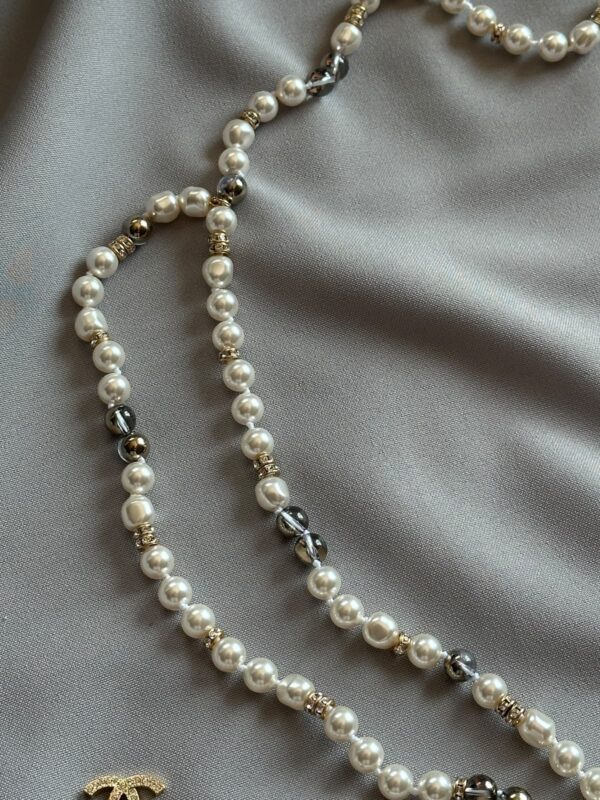 Chanel Pearl Belt Necklace Fish Head (2023)