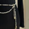 Chanel Pearl Belt Necklace Fish Head (2023)