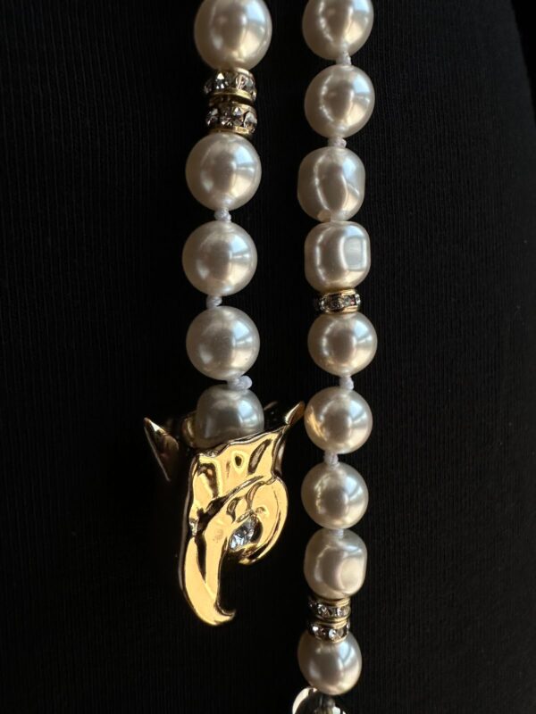Chanel Pearl Belt Necklace Fish Head (2023)