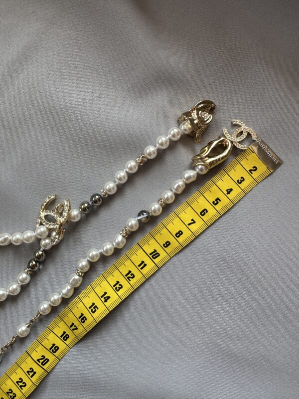 Chanel Pearl Belt Necklace Fish Head (2023)