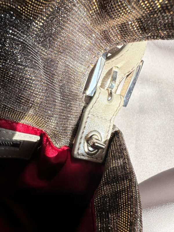 IMG_3617 Fendi Silver Lurex Monogram Baguette (2013)