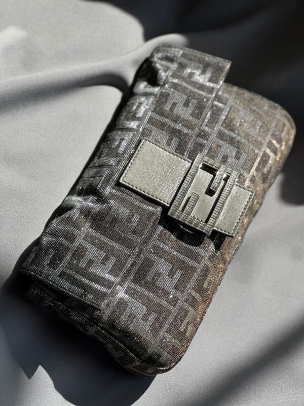 IMG_3623 Fendi Silver Lurex Monogram Baguette (2013)