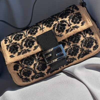 Fendi Wood Beaded Baguette (2003)