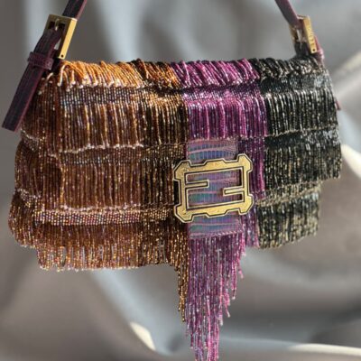 Fendi Color Block Fringe Baguette (2005)
