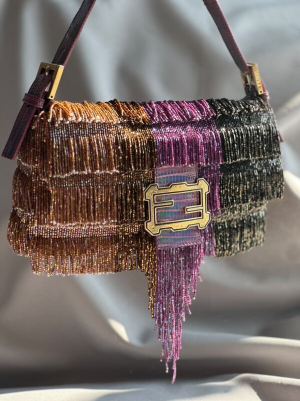 IMG_6307 Fendi Color Block Fringe Baguette (2005)