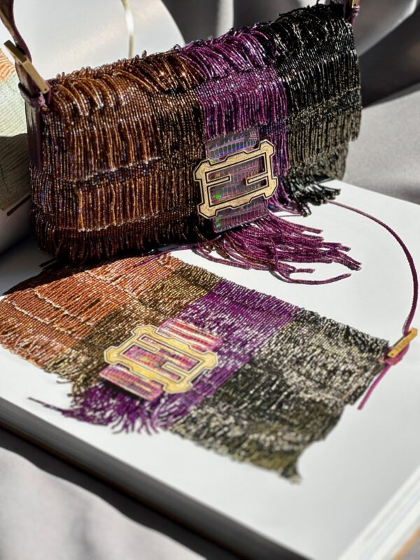 IMG_6335 Fendi Color Block Fringe Baguette (2005)